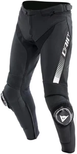 Dainese Super Speed Leather Trousers - Black/White