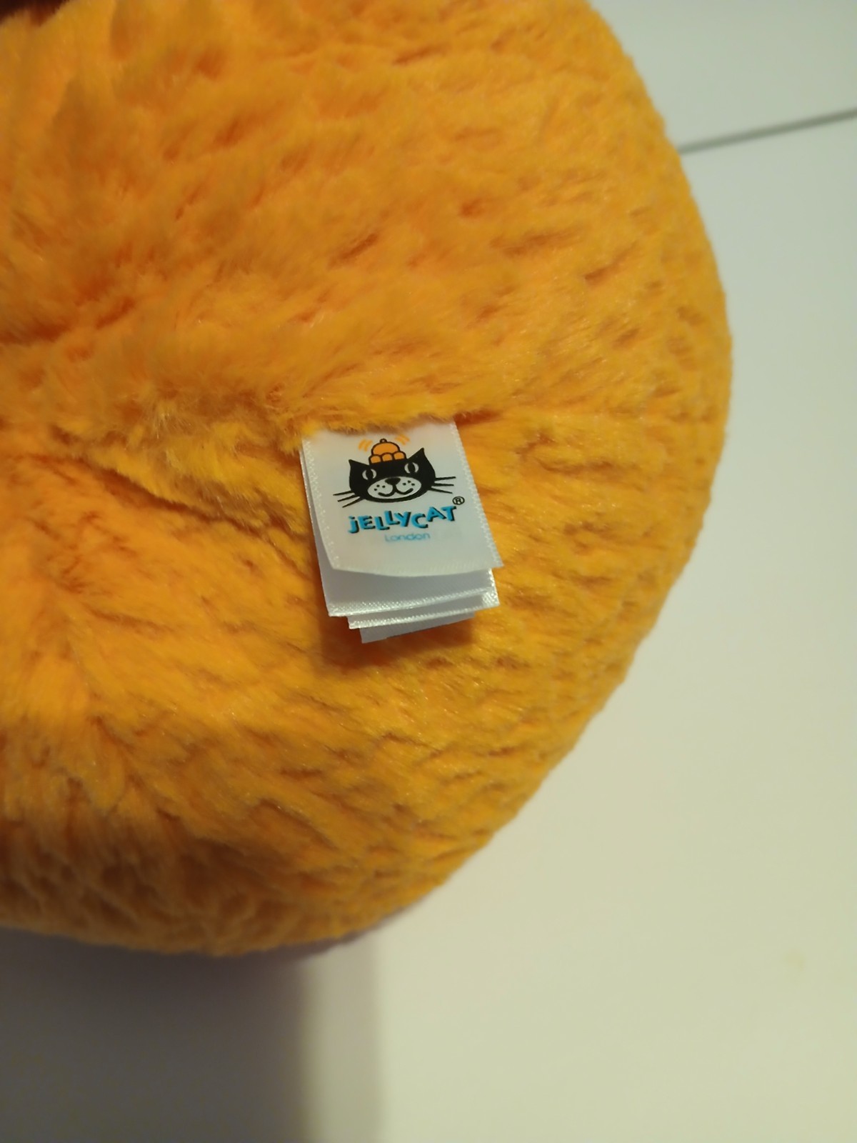 Jellycat Clementine Orange Plush Amuseables Shelf Sitter Green Leaf 