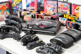 Sega Genesis 1 Console with games and extras Huge lot 35+ games, controllers