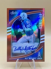 2025 Panini Absolute - Iconic Ink Billy Johnson #II-BJN Orange /50 (AU) (Z)