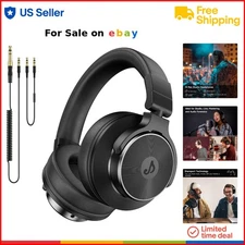 Wired Over Ear Headphones Studio Monitor Mixing DJ 50mm Drivers Noise-Isolation