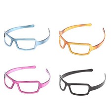 serre-tête en plastique pour lunettes, dents, serre-tête, coiffe