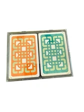 Vintage Baron Barclay Playing Cards Boxed Set of 2 Packs NEW MCM Design