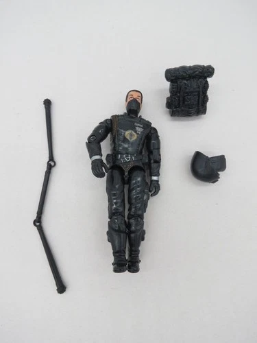 GI Joe Valor vs Venom Crimson Shadow Guard v8 3.75" 2003 Hasbro Nunchuks Set