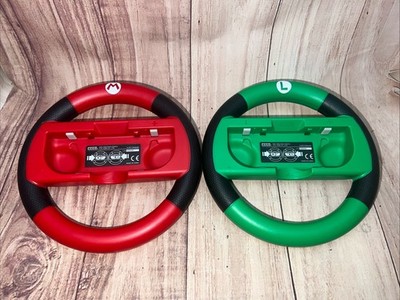 Mario Kart Nintendo Wii/WiiU Steering Wheel Super Mario & Luigi Controllers Hori