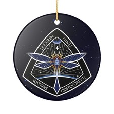 SpaceX Crew 4 Four 3" Ceramic Christmas Ornament Made In The USA Ships From The