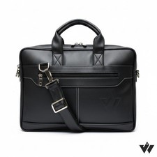 Unisex Leather Laptop Shoulder Bag Briefcase Messenger Satchel Office Work -Beta