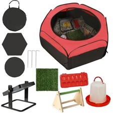 Brooder Box for Chick Starter Kit - 2025 Upgrade Chicken Brooder Tent Bundles