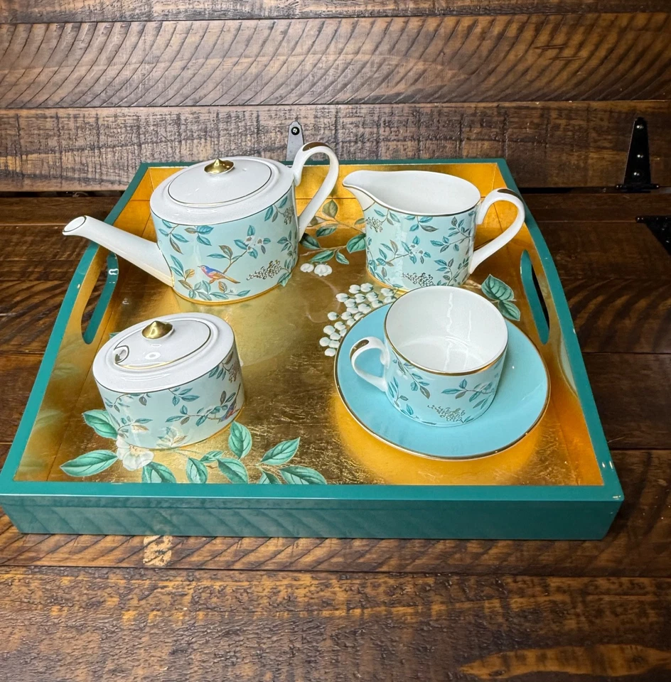 Williams Sonoma Fortnum & Mason Kamelie Teetablett & Service Set Lesen