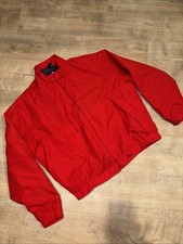 Vintage Woolrich Full Zip Jacket Size LARGE Red Made In USA 90s Thintech! 3M