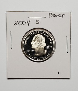2004 S Washington Quarter Texas State Quarter Clad Proof