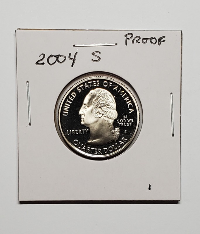 2004 S Washington Quarter Texas State Quarter Clad Proof