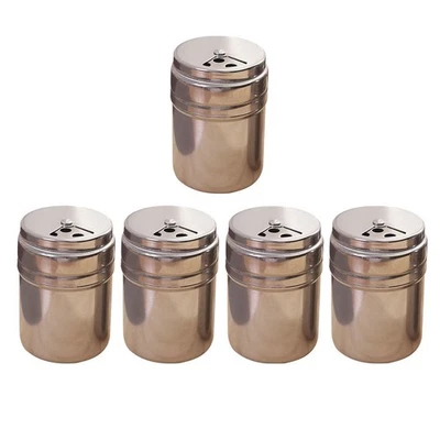 5 Pcs Gewürzdosen Luftdicht Gewürzdosen-set Gewürzglas Gewürz-Shaker-Flasche - Bild 1 von 4