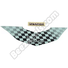 OEM Kitaco Side Body Frame Sticker Checkerboard Fits For Honda Dax 125 2022-2024