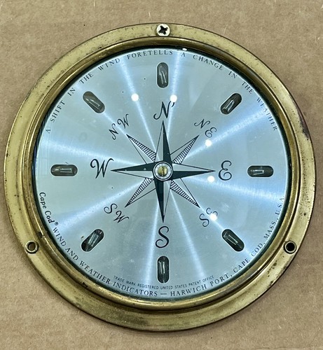 Vintage Barometer CAPE COD Wind and Weather Indicators Set Weather ...