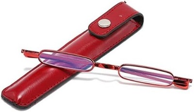 Mini Schmal Lesebrille Ultradünne Metall Lesehilfe mit kompakte und tragbar