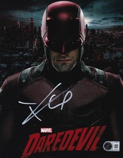 CHARLIE COX signed (DAREDEVIL) Matt Murdock 8X10 photo BECKETT BAS BY085728