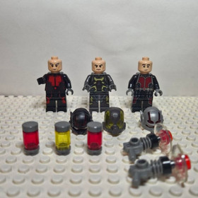 LEGO Ant-Man Hank Pym Yellow Jacket + Ant-Man Micro Figure Marvel Minifigure Lot