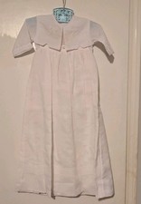 Will'beth Gorgeous Infant Newborn Baby Girl Christening Gown Bonnet Mittens