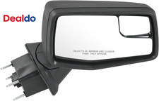 Right Passenger Side Mirror Compatible with 2019-2024 Chevy Silverado 1500 Black