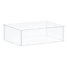 MECCANIXITY Acrylic Display Case Plastic Box Clear 14x12.2x4.1 Inch,