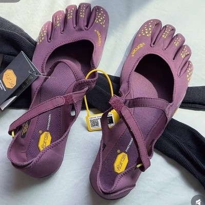 Vibram Five Fingers Women's V-Soul Sneaker Black Training Fitness Anti-Slip