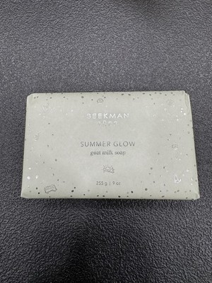Beekman 1802 SUMMER GLOW 9 oz Bar Soap Goat Milk Jojoba Shea Butter
