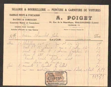 MALESHERBES (45) UPHOLSTERY STUFFING "A. POIGET" in 1934