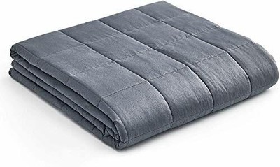 17 lbs Weighted 100% Cotton Blankets-Gray | eBay