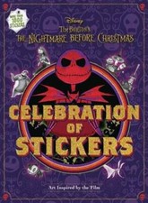 Disney Tim Burton's the Nightmare Before Christmas Celebration of Stickers: Used