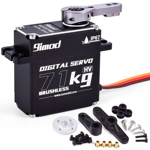 High Torque Servo 70KG 71KG HV Brushless Metallgetriebe für 1/8 1/10 RC Car Boat - Bild 10 von 16
