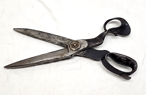 Vintage Henry T. Seymour Shear Co. New York USA große schwere Schere 15,5"