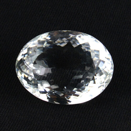Pendant Size Jewel 68.30 Ct Natural Crystal White Quartz Oval Cut Gemstone - Bild 1 von 4