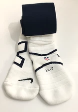 Nike NFL Football Sport Cushion Navy Socks  Size XL-T  PSX297 941