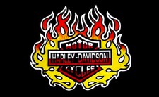 DRAPEAU DRAPEAUX BIKER HARLEY