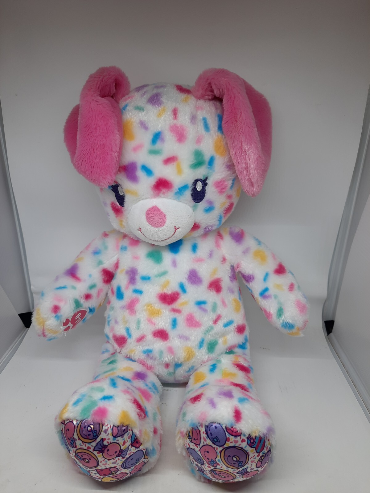 Build A Bear Donut Candy Sprinkles Plush Pup Dog Stuffed Animal Doll