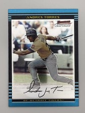 Andres Torres 2002 Bowman Draft Picks & Prospects Chrome #BDP164 Detroit Tigers