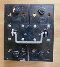 Weco Atlanta ITE Walker 100 Amp 240V Main Fuse Panel Pull Out With Fuses