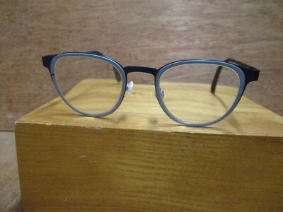 Bevel Benjamin authentic blue metal made Japan eyeglasses frames 47 21 150