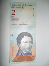 BANCONOTA 2 BOLIVARES VENEZUELA 2012 FDS UNC