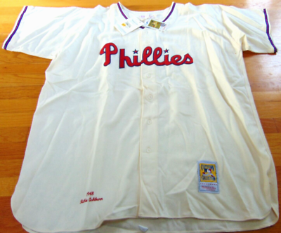 MITCHELL & NESS MLB 1948 PHILADELPHIA PHILLIES RICHIE ASHBURN AUTH