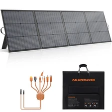 220W Foldable Solar Panel 7 in 1 Solar Cable for Ecoflow Portable Power Station