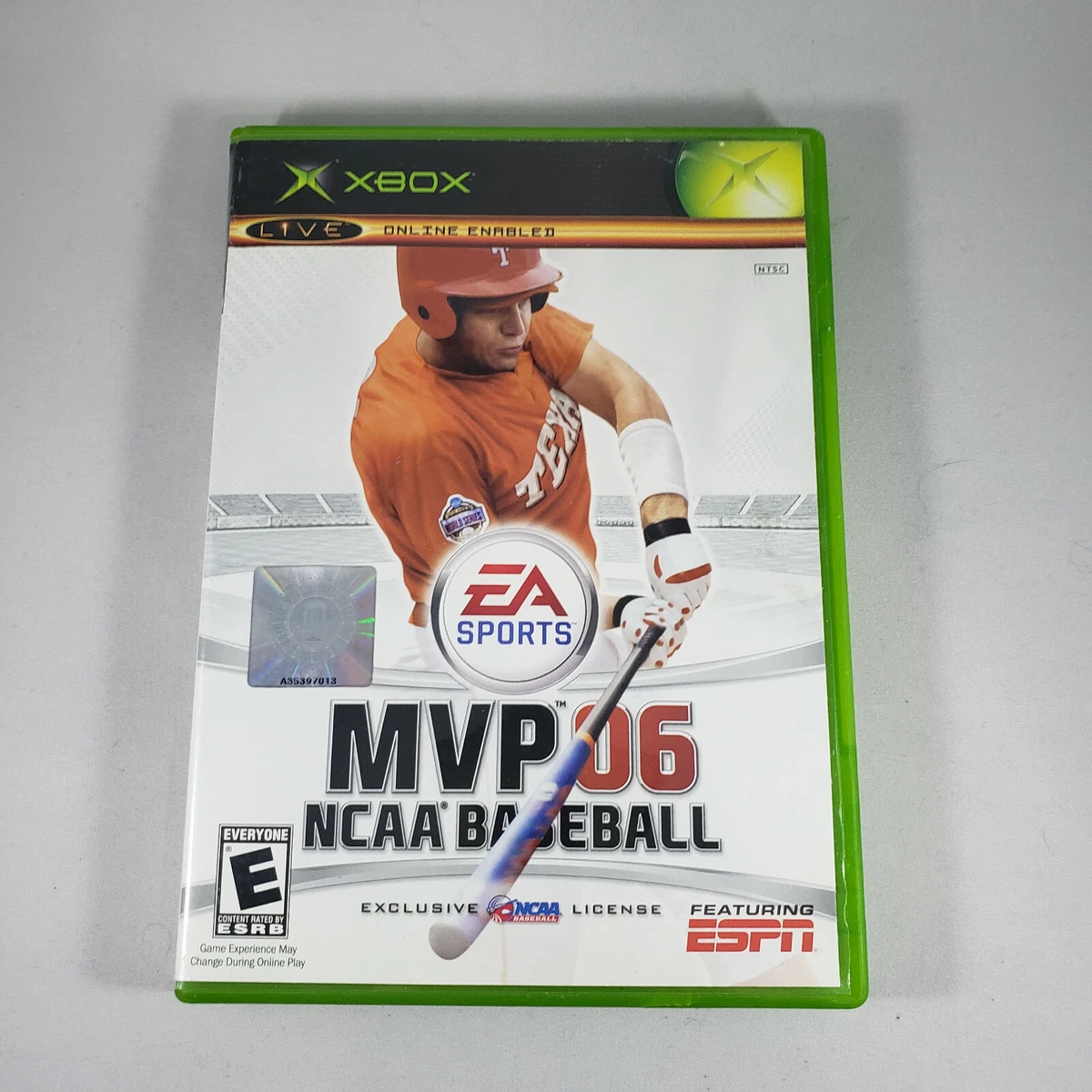 MVP 06 NCAA Baseball Microsoft Xbox 2006 Complete 14633151541