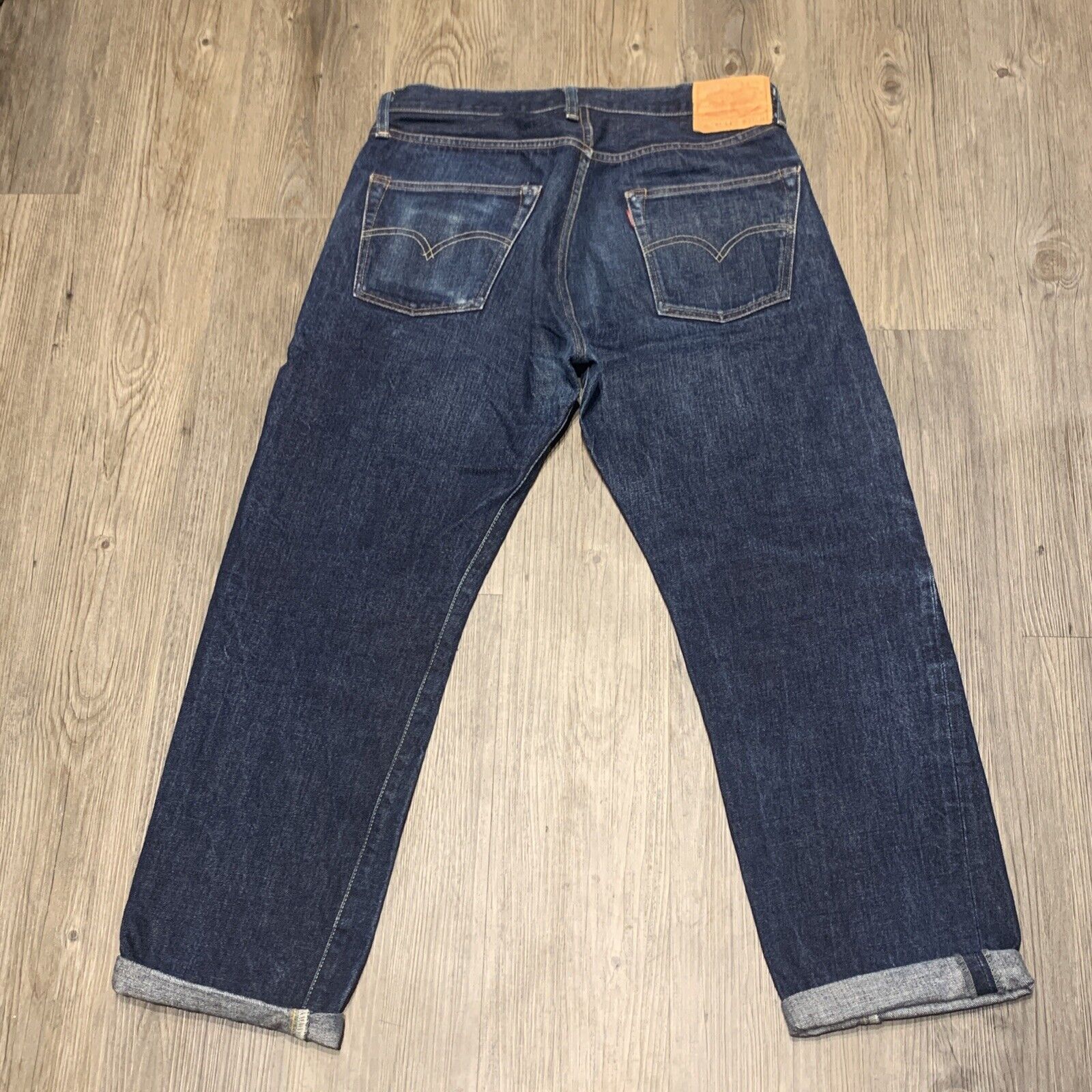 Vintage Levi's 501XX 501 55501-0017 Japan Dark Wash Big E Size