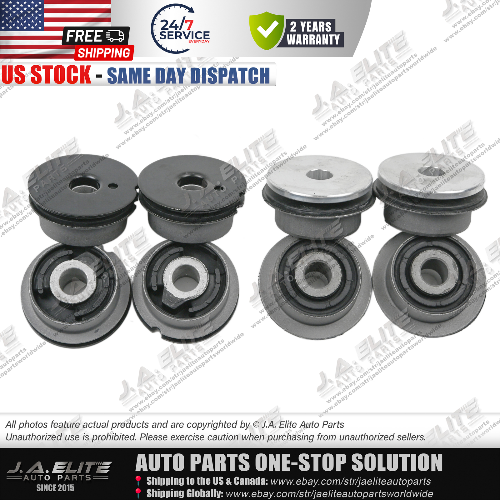Front Upper Control Arm Bushing kit fit Maserati Quattroporte GT GC, 980139893/4