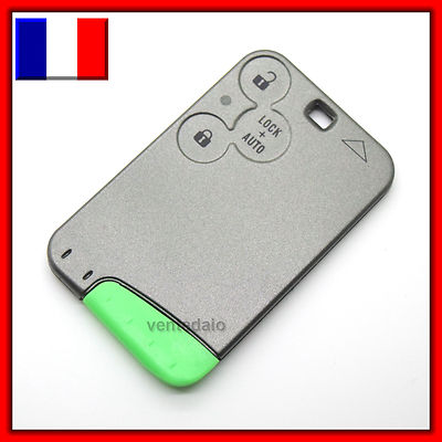 Key Fob Case Compatible With Renault Laguna Vel Satis Espace 3 Buttons + Blade