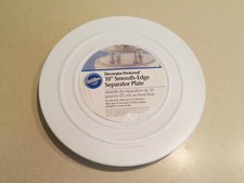 Wilton Decorator Perferred 10" Smooth-Edge Separator Plate 302-4103 NEW