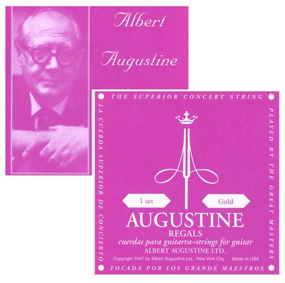 AUGUSTINE GOLD - 1 SATZ SAITEN, LOW TENSION, GOLD UMSPONNEN - 028-0425 CLASSIC