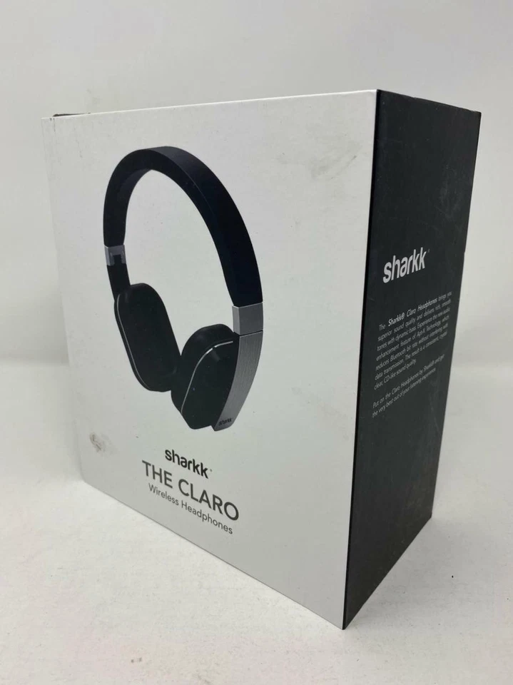 Auriculares Sharkk Claro Bluetooth con cancelación de ruido con estuche rígido de viaje. Foto 2 de 4