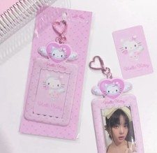 Hello kitty Angel photo card holder kpop Keychain